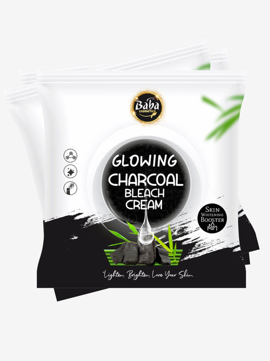 glowing Cream bleach charcoal (5 packs)